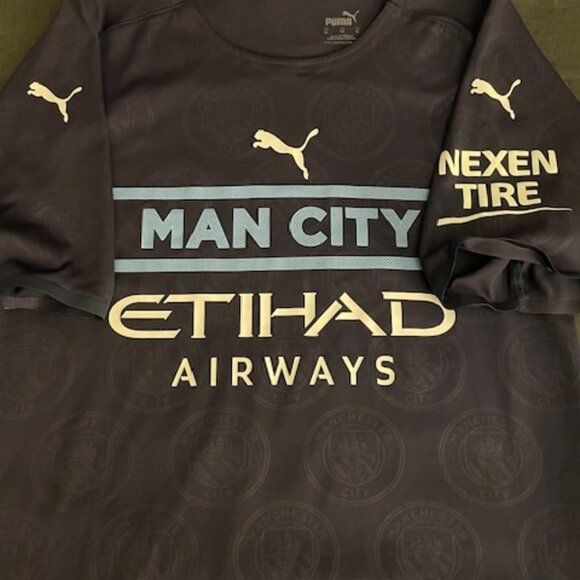Puma Men's 21/22 Manchester City 3rd Jersey Rare - XL - Picture 5 of 10